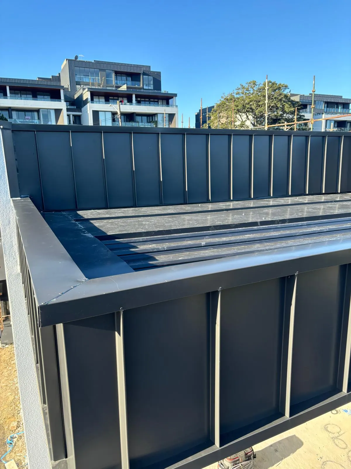 COLORBOND box gutter installation