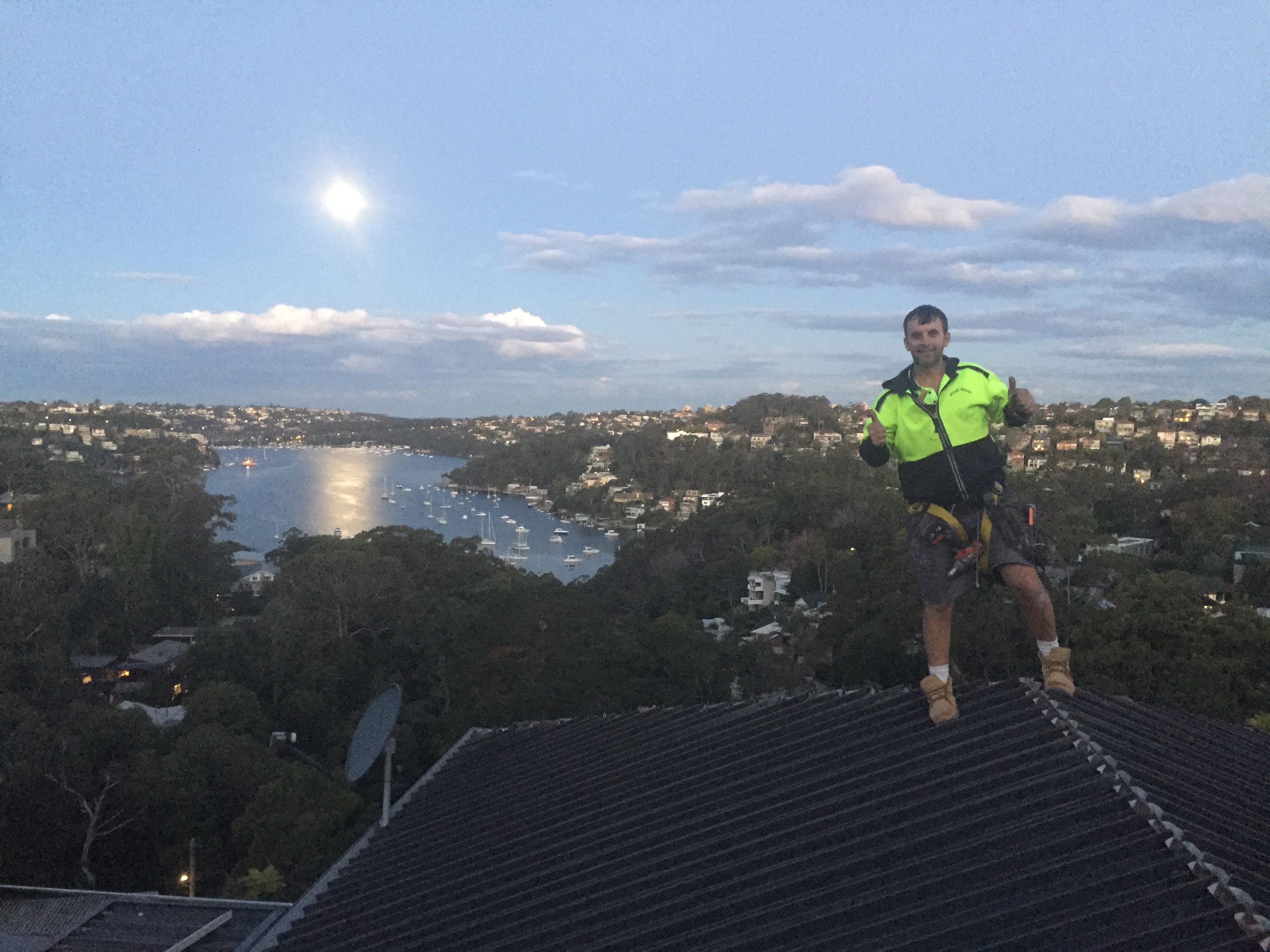 Senfix Roofing team member on site in Sydney - Senfix Roofing